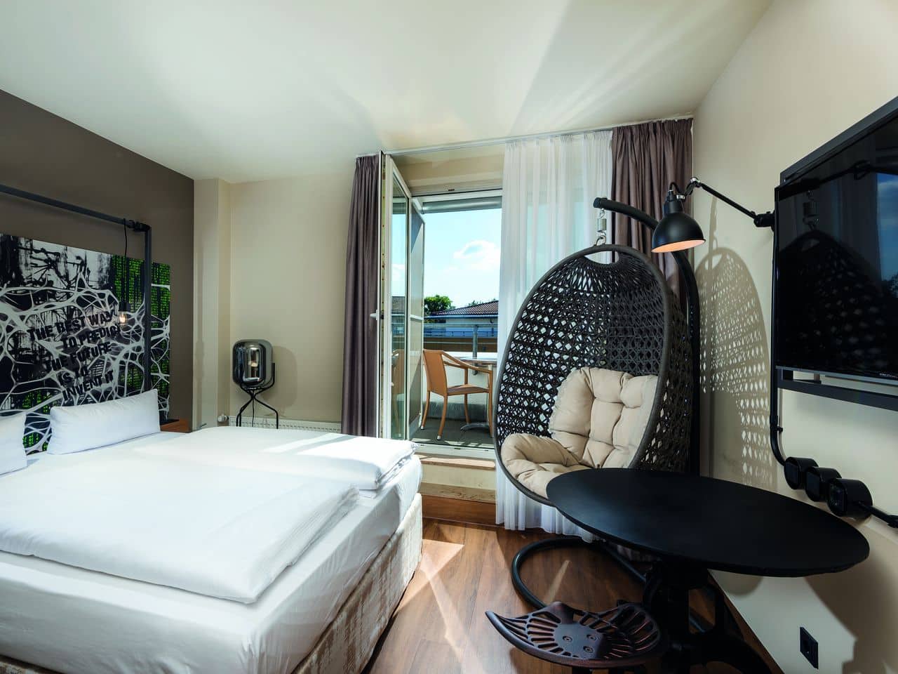 Doppelzimmer mit Balkon im Seminaris SeeHotel Potsdam