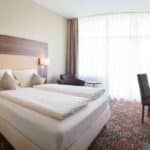 Modernes Doppelzimmer im Vitalhotel König am Park für Silvesterreise