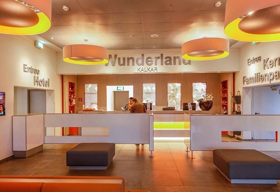 Empfangsbereich im Wunderland Kalkar Hotel zu Silvester