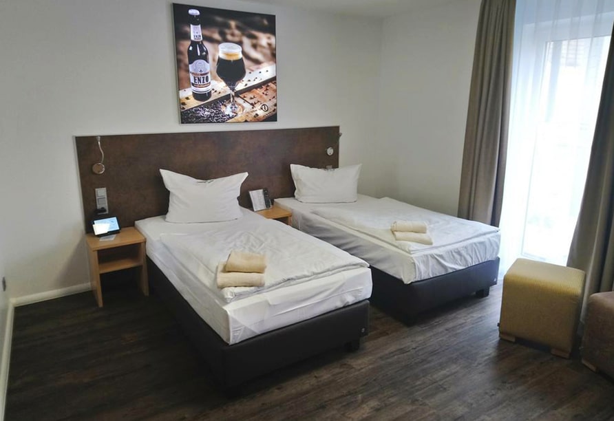 Doppelzimmer im Altstadthotel Arte Fulda für Silvesteraufenthalt