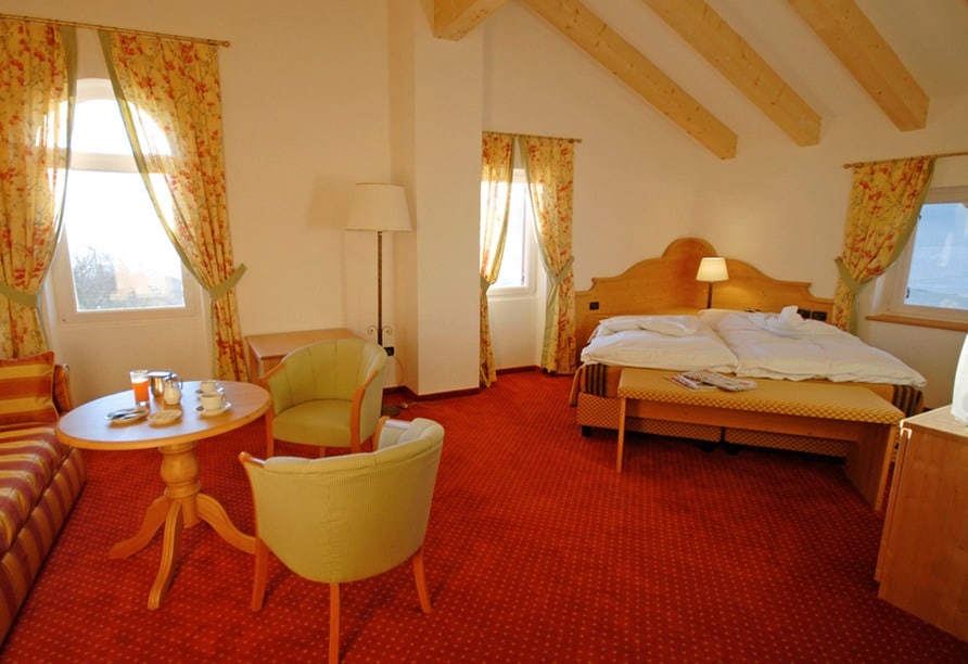 Helles Zimmer im Hotel Stella delle Alpi für den Silvesterurlaub