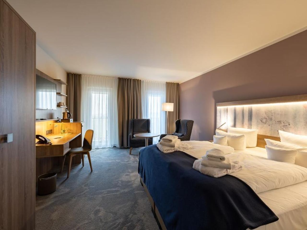 Komfortables Hotelzimmer im Santé Royale Rügen Resort – stilvoll übernachten an Silvester