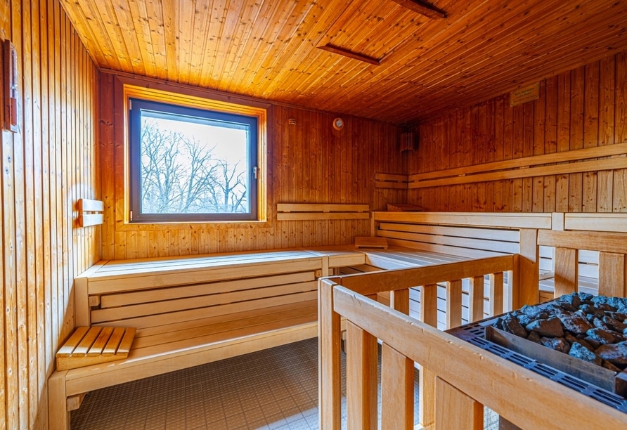 Sauna im Schlosshotel Villa Westerberge für Entspannung an Silvester