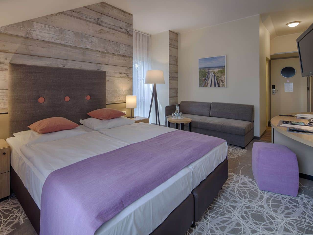 Doppelzimmer in der AQUAMARIS Strandresidenz Rügen für einen stilvollen Silvesteraufenthalt