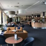 Lounge und Rezeption im JUFA Hotel Nördlingen zu Silvester