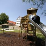 Spielplatz im JUFA Hotel Nördlingen für Familien zu Silvester
