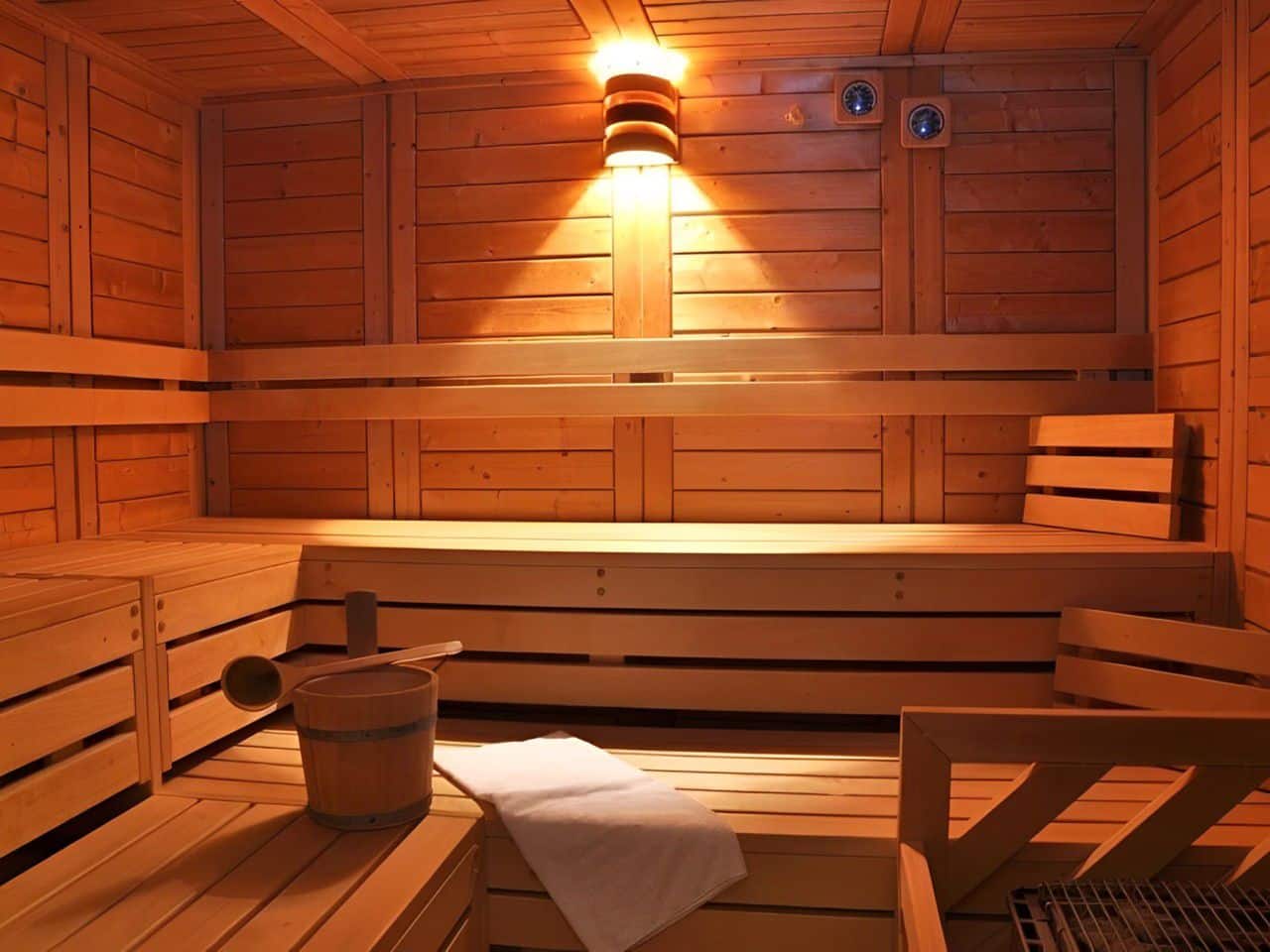 Einladende Sauna in der Ferien Residenz Thüringer Wald für Entspannung zu Silvester