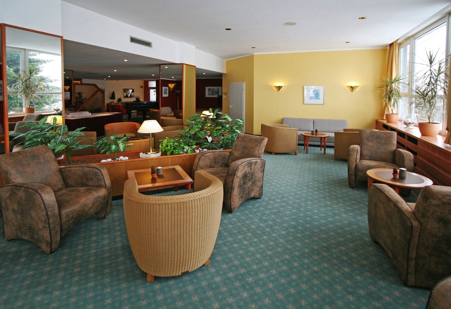 Lobby im Werrapark Resort Hotel Frankenblick – Entspannung an Silvester