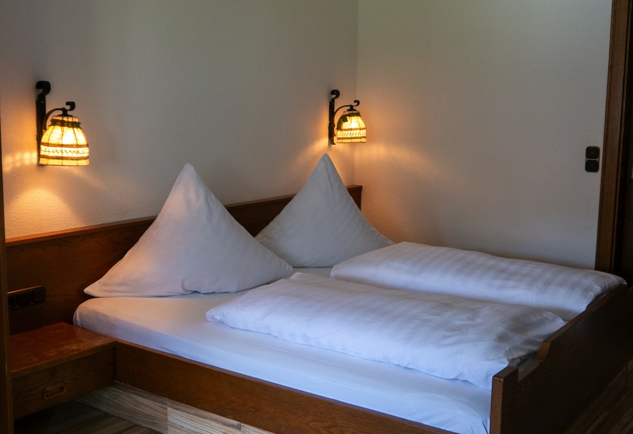 Doppelzimmer im Landgasthof zur alten Post für einen erholsamen Silvesteraufenthalt