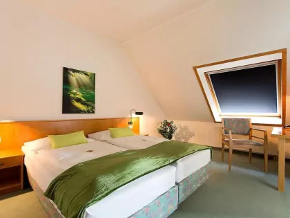 Gemütliches Doppelzimmer im Apart Hotel Gera für das Silvesterarrangement