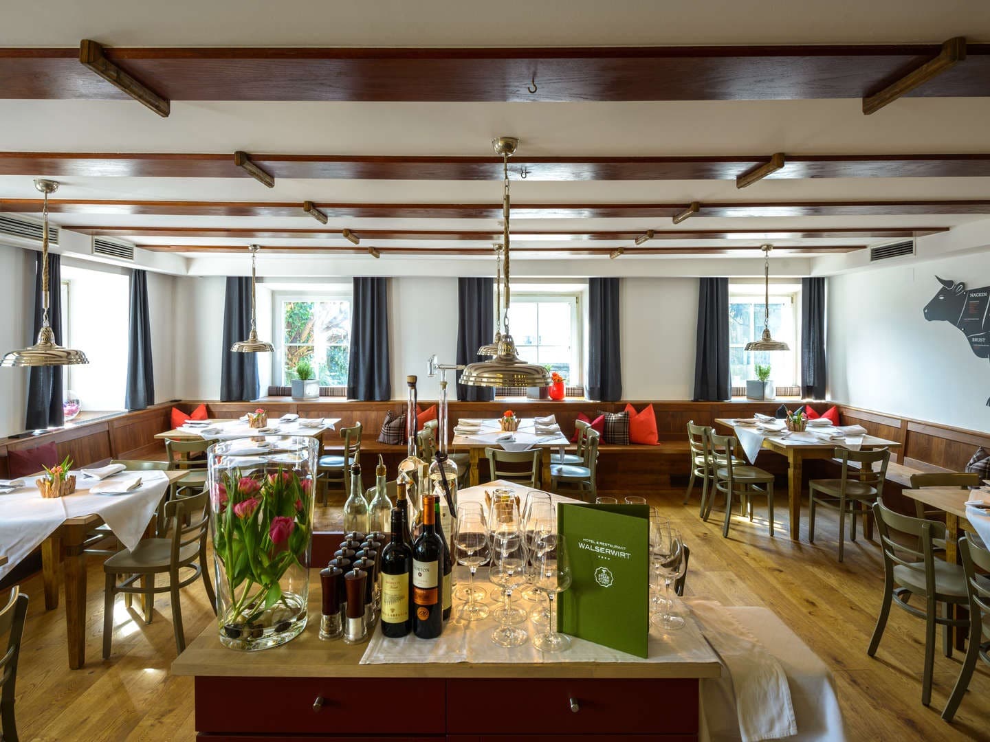 Restaurant im Hotel Walserwirt mit regionaler Küche für Silvester