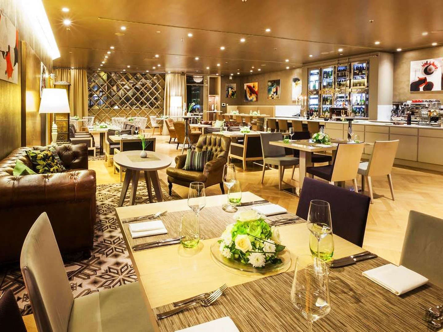 Restaurant im HYPERION Hotel Dresden am Schloss für Silvester