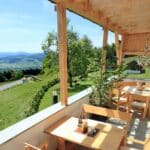 Sonnenterrasse im Landhotel Haagerhof mit Panoramablick zu Silvester