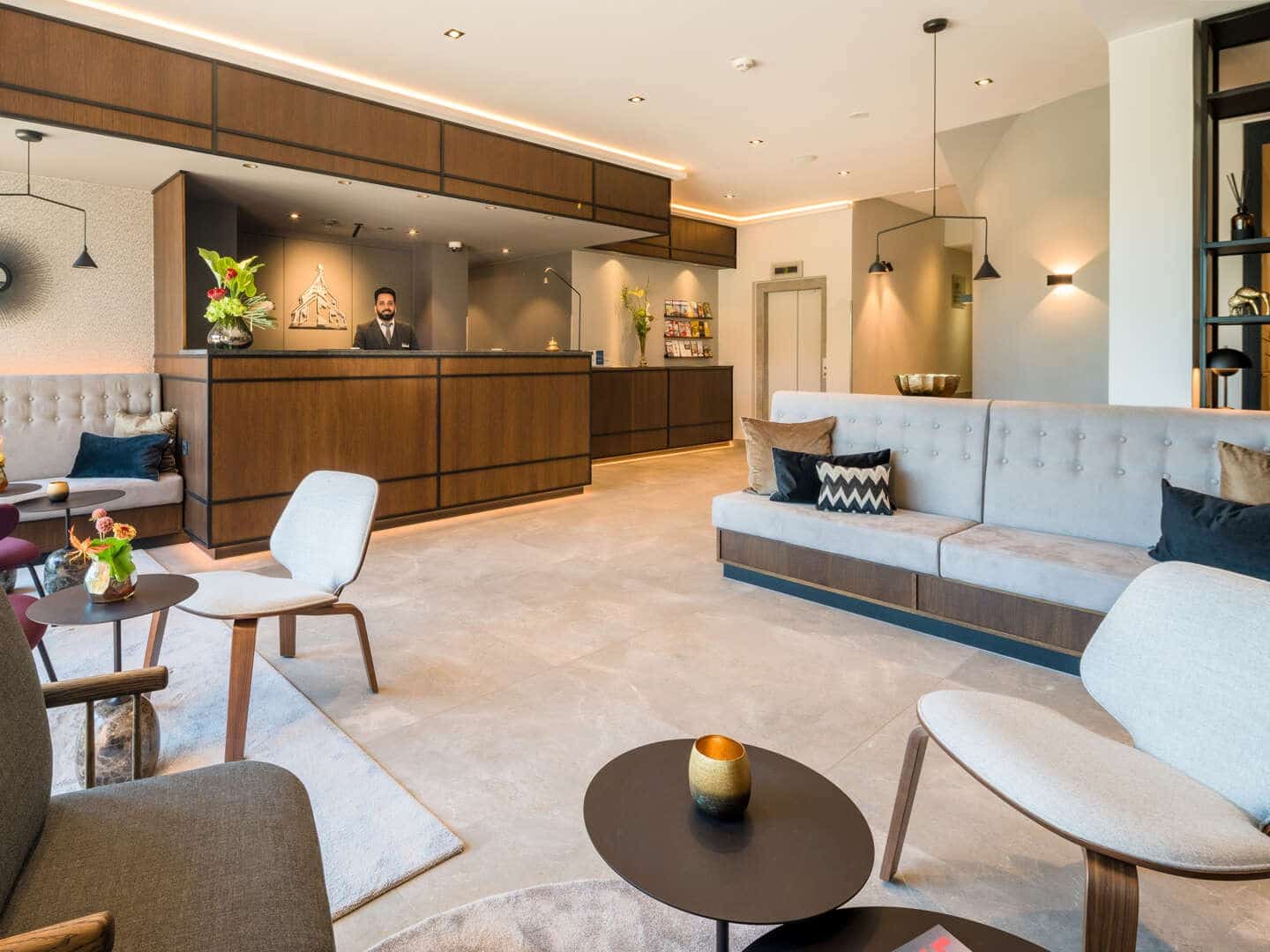 Lobby im Best Western Premier Alsterkrug Hotel Hamburg zu Silvester