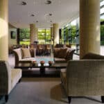 Lounge- und Barbereich im Bonn Marriott Hotel zu Silvester