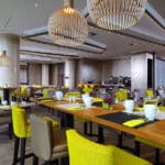 Helles Restaurant im Bonn Marriott Hotel an Silvester