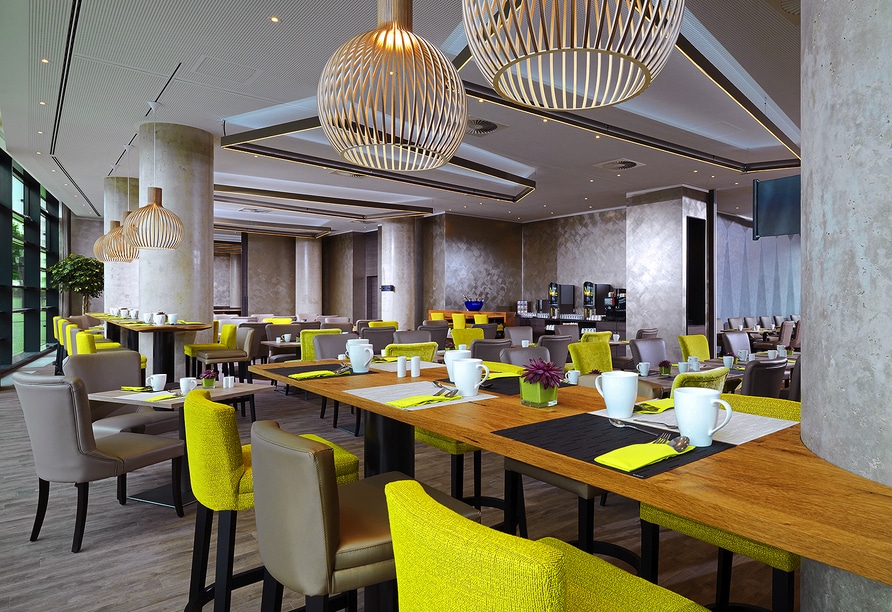 Helles Restaurant im Bonn Marriott Hotel an Silvester