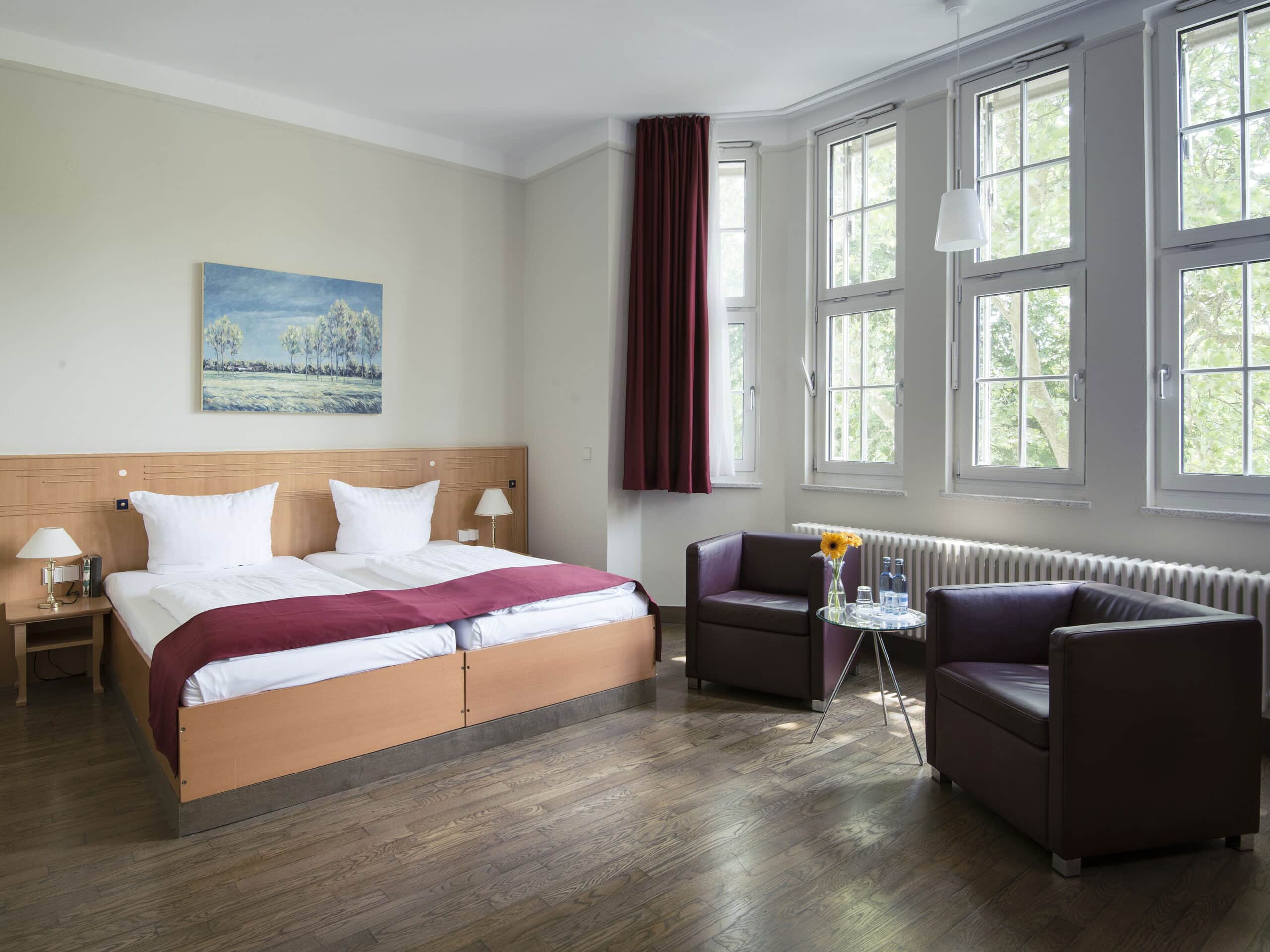 Modernes Superior Doppelzimmer im SPA Hotel Amsee – Perfekt für Ihre Silvesterreise