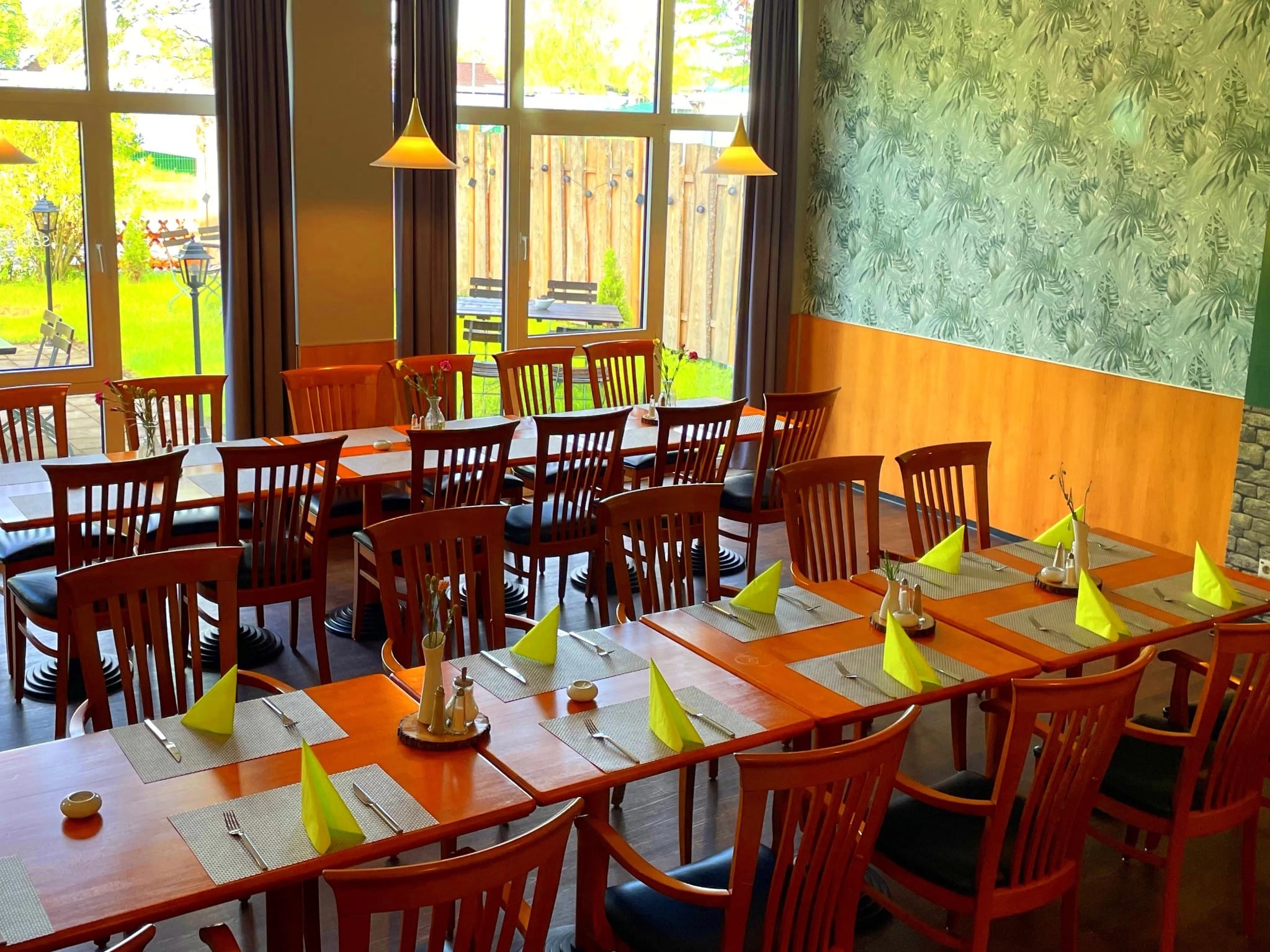 Restaurant im Best Western Spreewald zu Silvester mit festlicher Stimmung