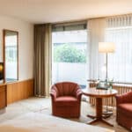 Modernes Doppelzimmer im Hotel Frankenland für Silvester