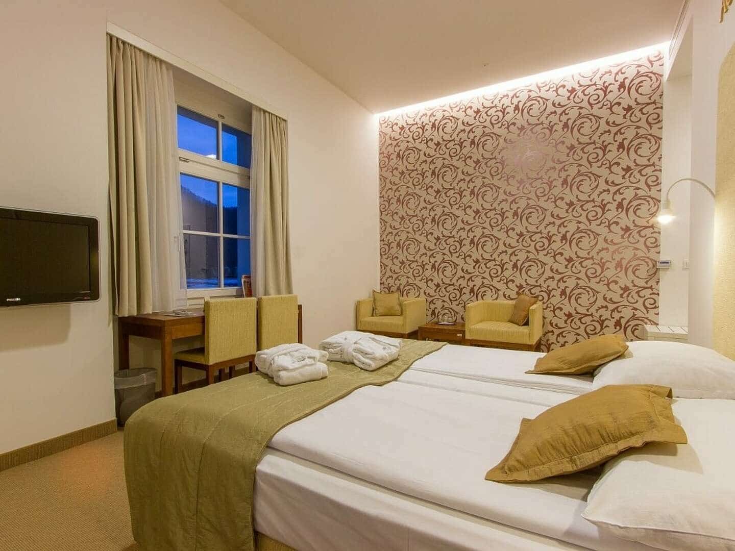 Doppelzimmer im Hotel Rimski dvor zu Silvester