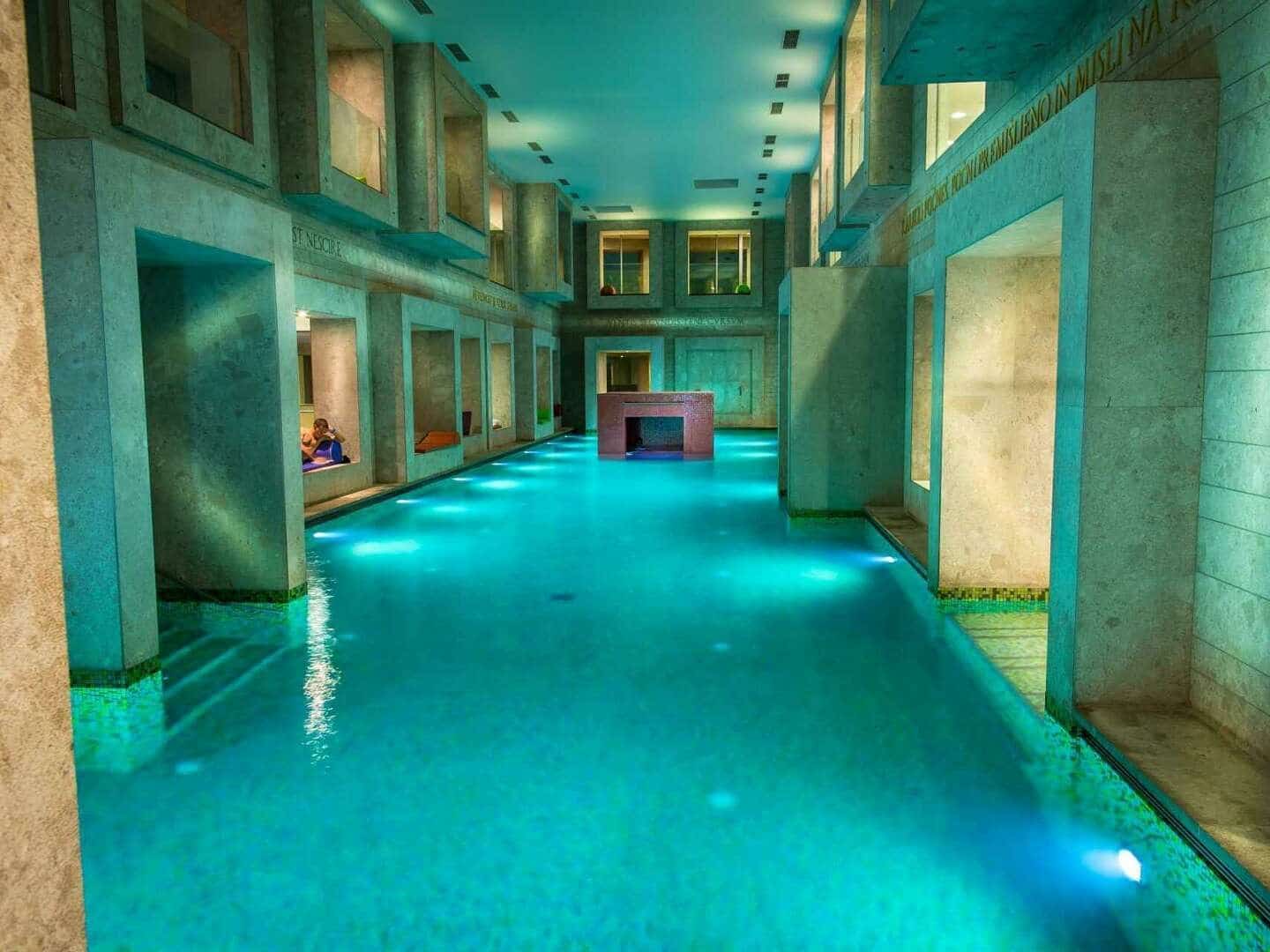 Innenpool im Hotel Rimski dvor während der Silvesterreise