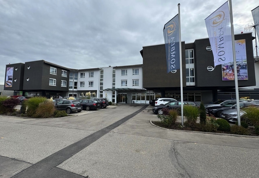 Außenansicht des Hotel Sombea Donaueschingen für Silvester