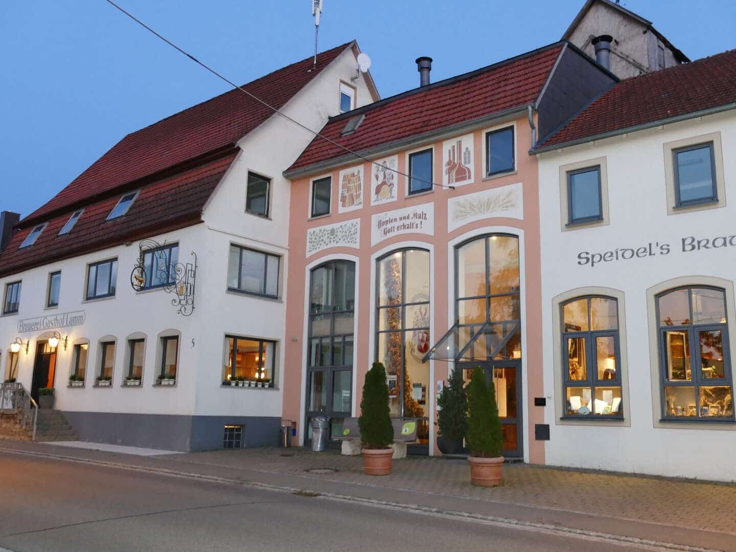 Außenansicht | Silvester im Hotel Speidels BrauManufaktur