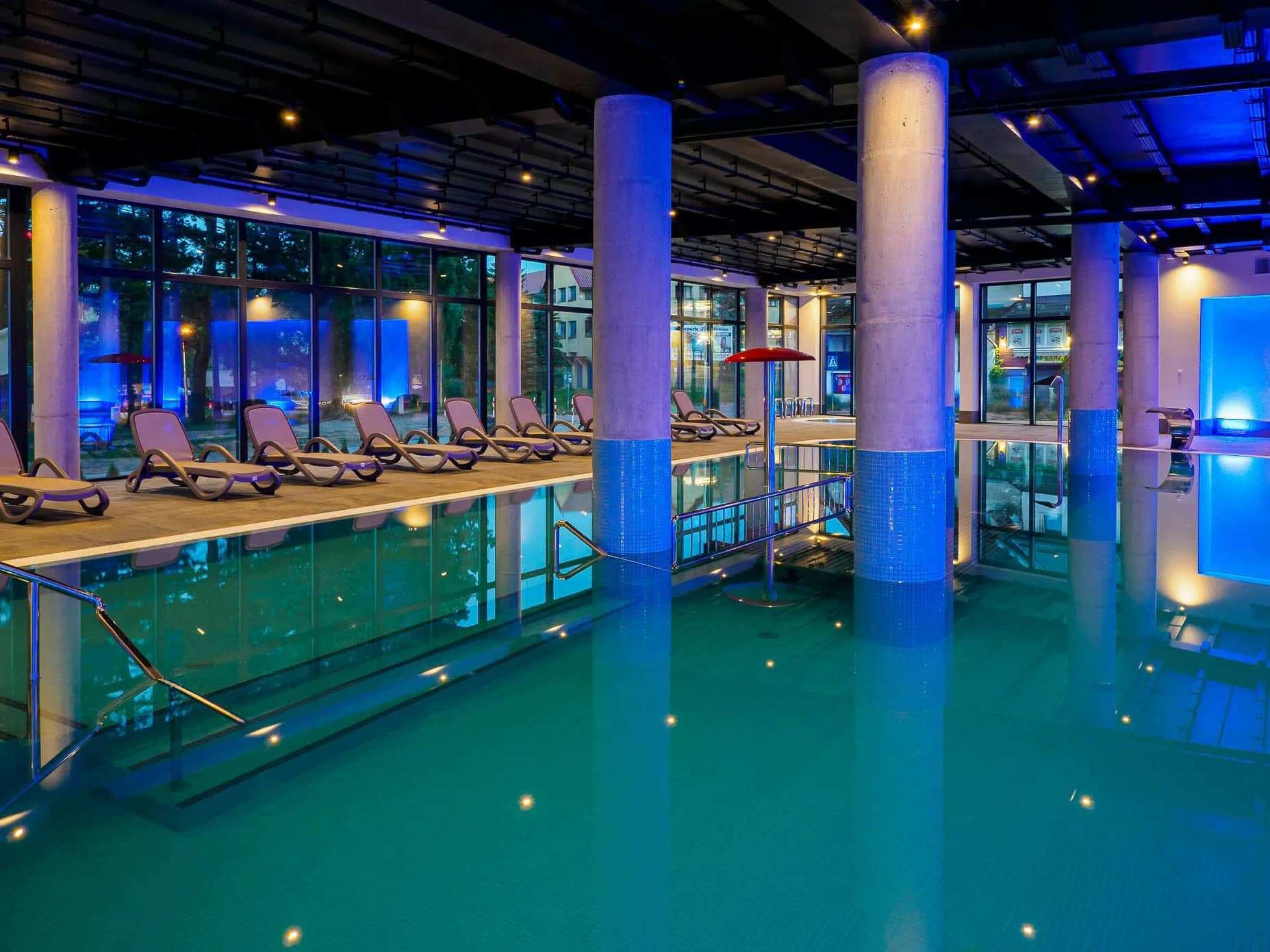 Poolbereich im Resort Król Plaza Spa & Wellness zu Silvester 2025