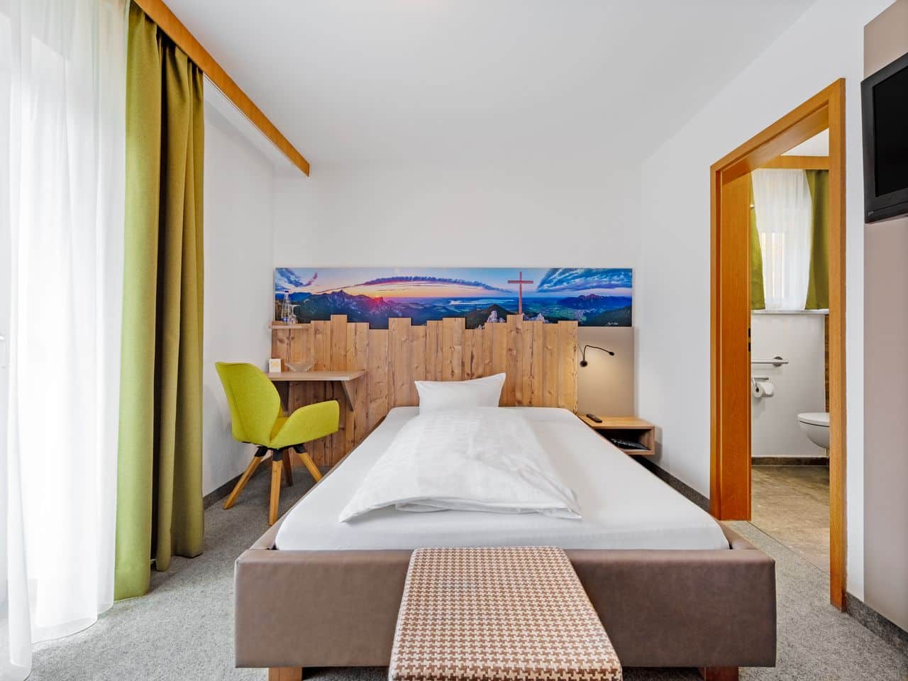 Modernes, gemütliches Einzelzimmer im Wander- & Landhotel Gabriele – Perfekt für eine entspannte Silvesterreise