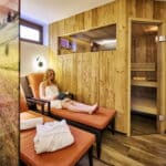 Entspannung in der Sauna des Landhotels Zur Grünen Kutte an Silvester