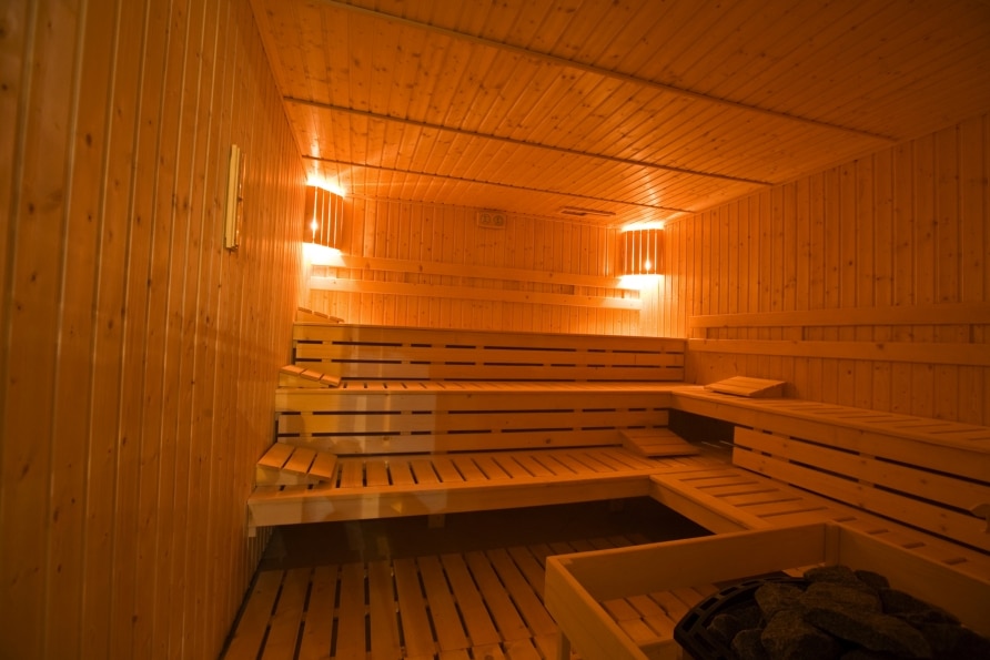 Sauna im Alga Baltic Resort für erholsame Silvestertage