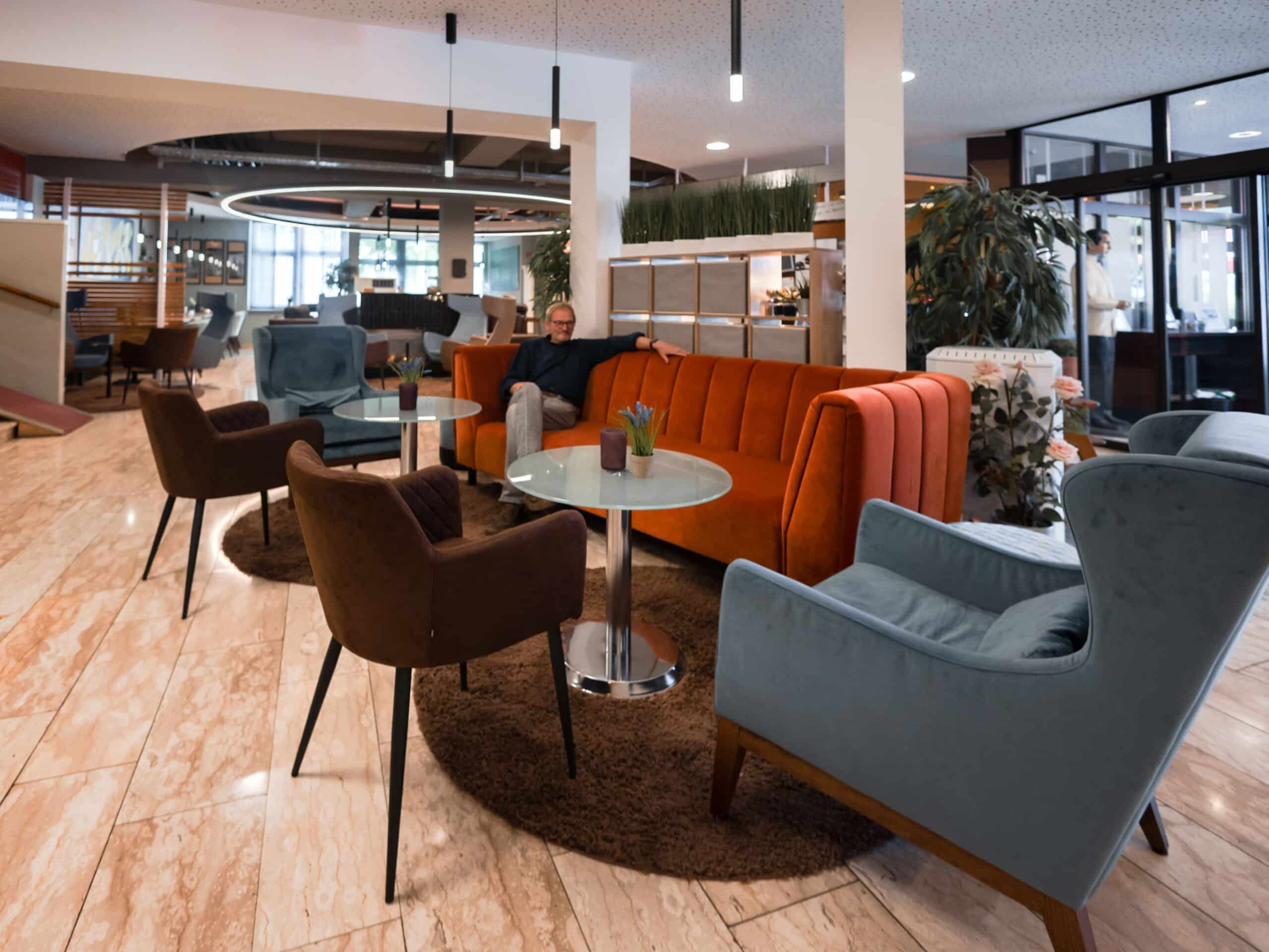Stilvolle Hotellobby im Best Western Hotel Ambassador zu Silvester