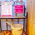 Saunaaufguss Alpenkräuter im Wellnessbereich Hotel Jakob