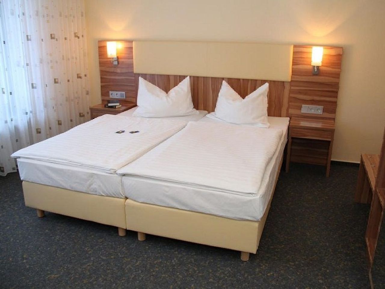 Modernes Doppelzimmer im Landhotel Karrenberg für Silvesterübernachtung