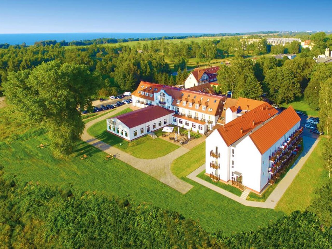 Panoramaaufnahme Mona Lisa Boutique Wellness & SPA in Kolberg