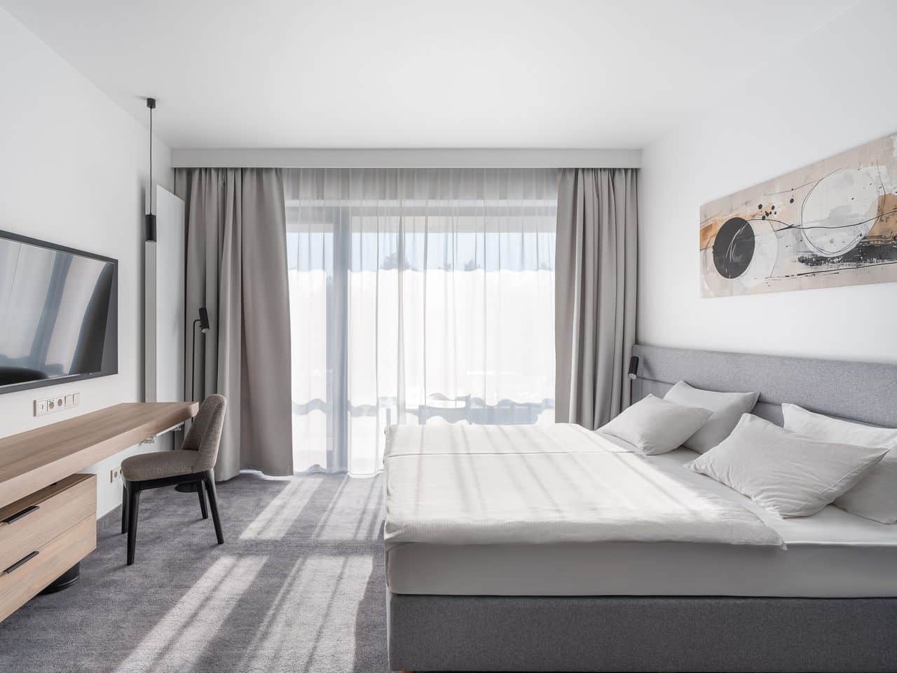Helles Doppelzimmer im Shellter Hotel Resort & Spa für den Silvesteraufenthalt