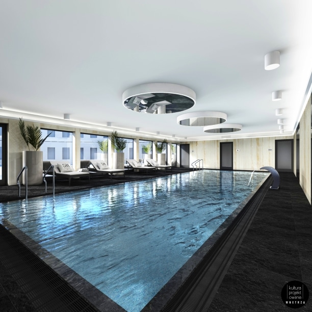 Wellnessbereich mit Hallenbad im Solny Resort an Silvester