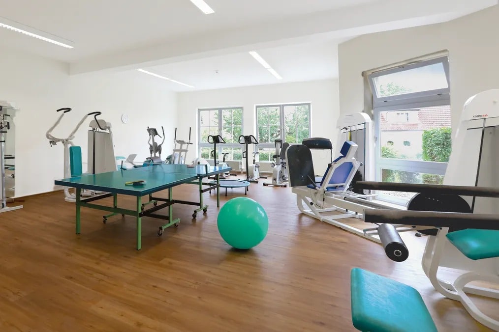 Fitnessbereich der TOMESA Fachklinik für Ihre Silvesterkur