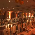 Festlich dekorierter Saal für das Silvesterdinner im MERCURE Tagungs- und Landhotel Krefeld