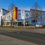 Außenansicht vom Hotel Seehof Leipzig zur Silvesterzeit