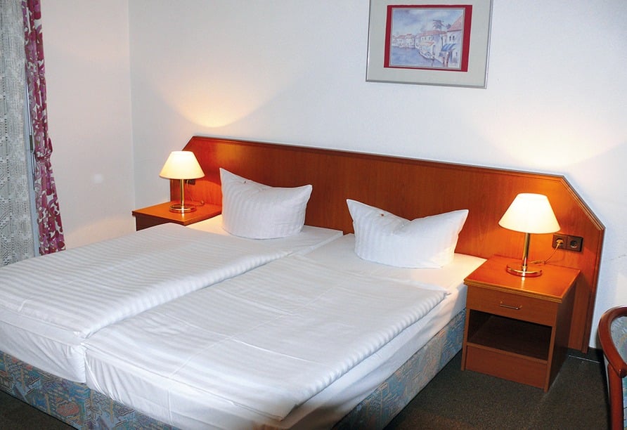 Helles Doppelzimmer im Hotel Neetzer Hof für Silvesterreise