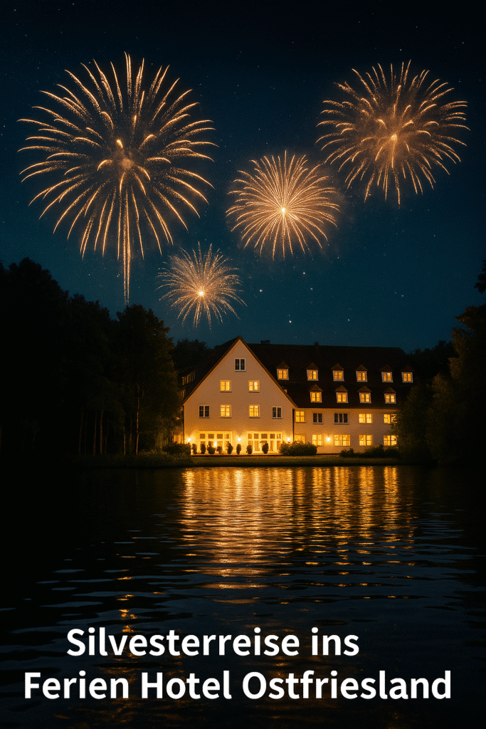 Feierliches Silvester mit Feuerwerk am Ferien Hotel Ostfriesland