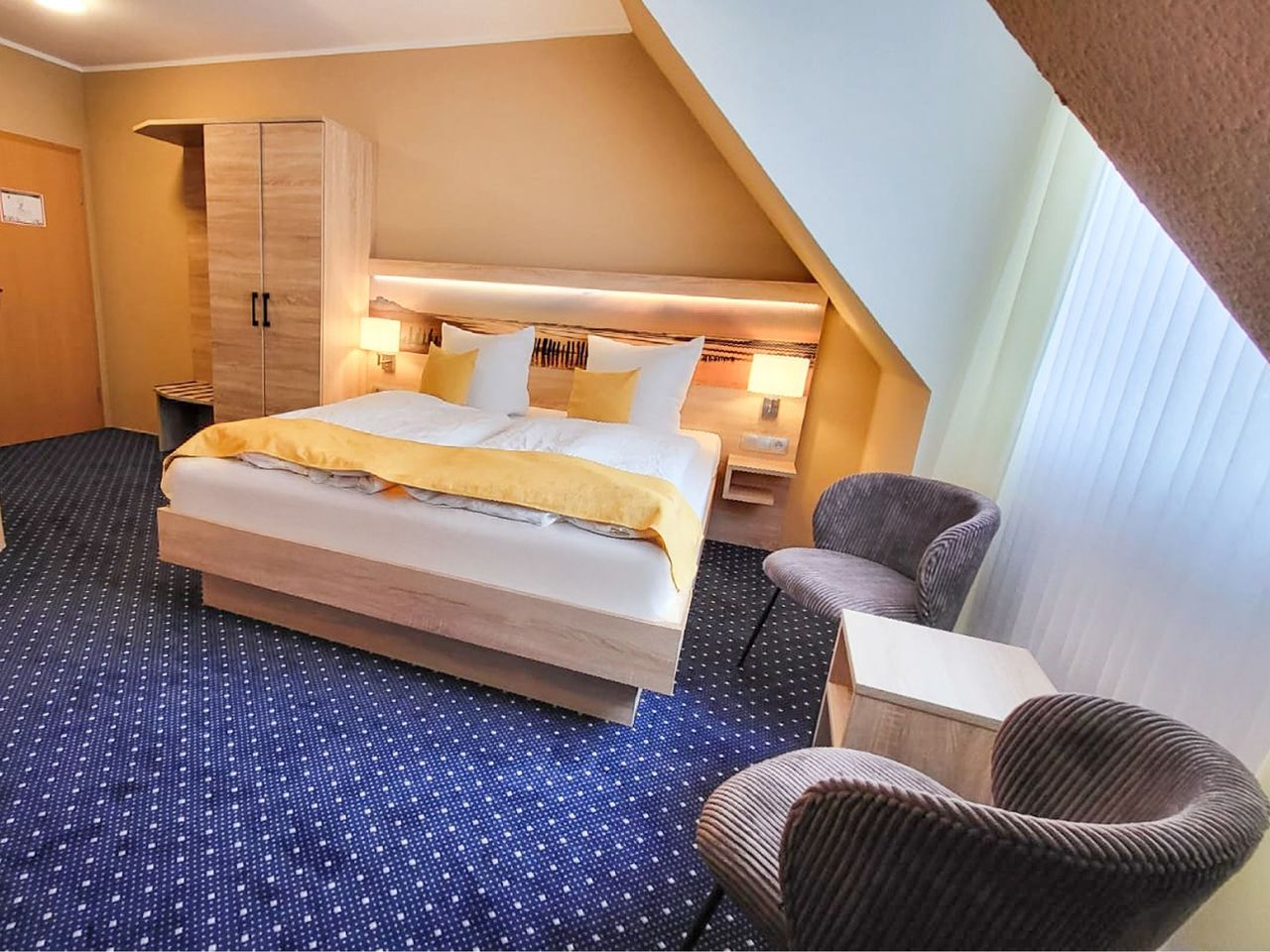 Modernes Doppelzimmer im Ferien Hotel Ostfriesland zu Silvester