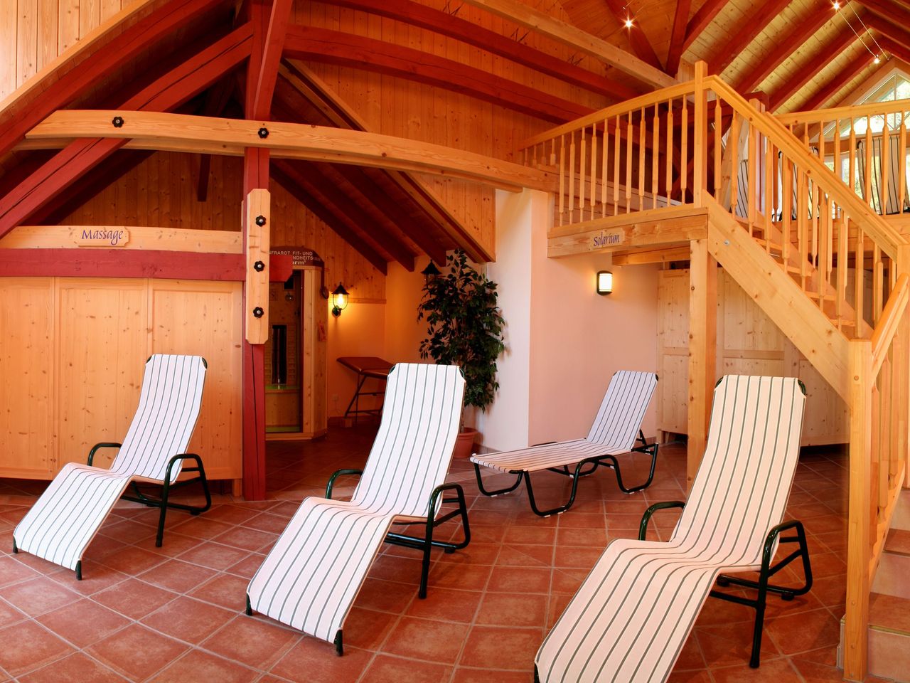 Ruheraum und Wellnessbereich im Landhotel Postgut