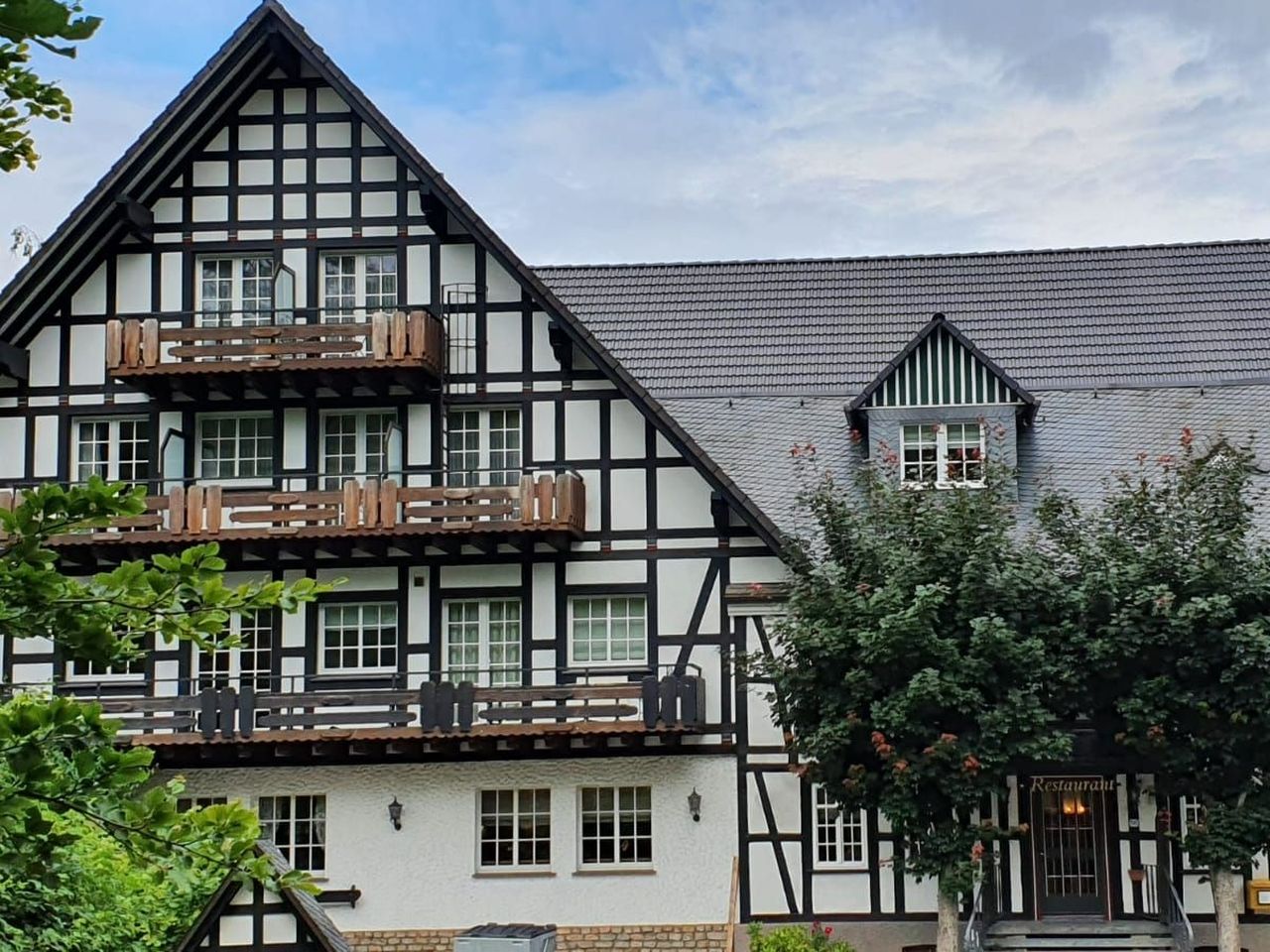Traditionelles Fachwerkhaus – Struck Landhotel & SPA im Repetal