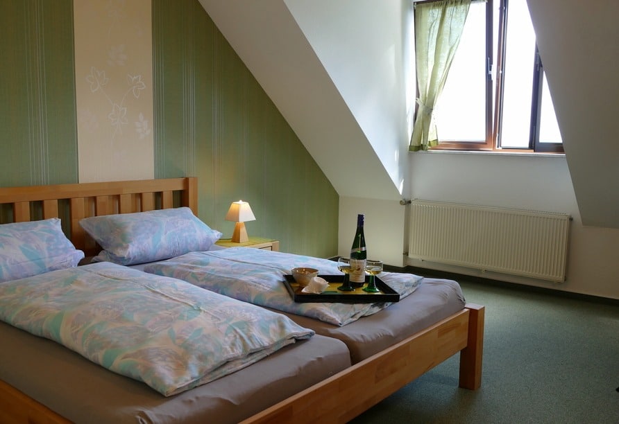 Gemütliches Doppelzimmer im Zenners Landhotel während Silvesterreise