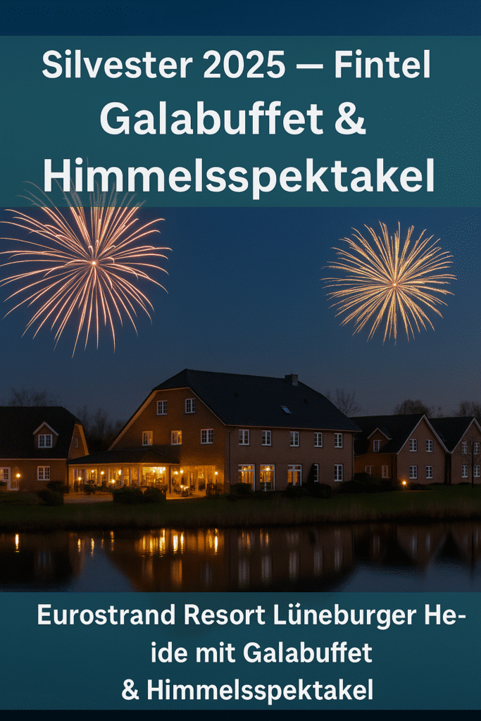 Silvester im Eurostrand Resort Lüneburger Heide mit Galabuffet und Wellness