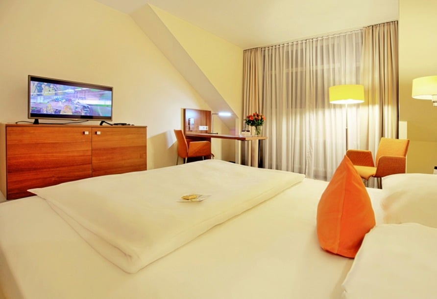 Gemütliches Doppelzimmer im Best Western Hotel President zu Silvester