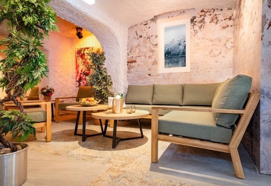 Ruheraum im Wellnessbereich des Hotel am Spichernplatz zu Silvester